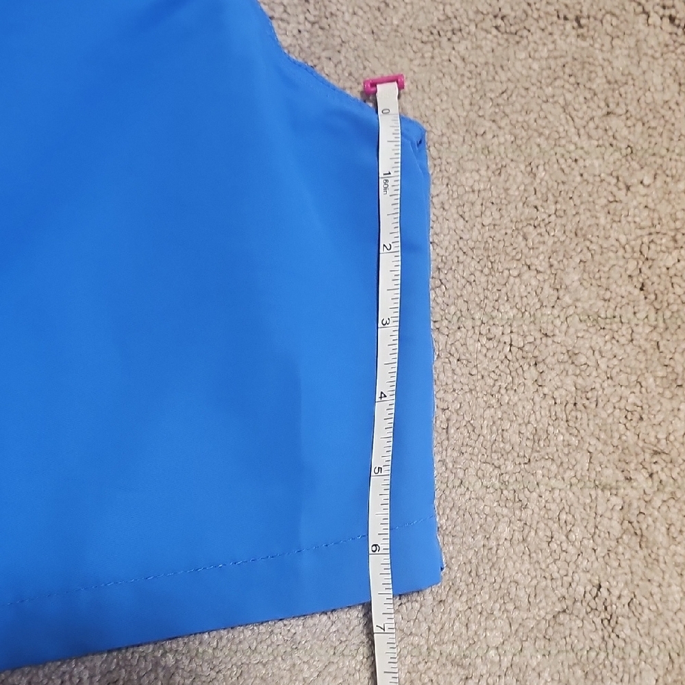 Ralph Lauren Blue Swim Trunks with Adjustable Waist - Picture 4 of 5